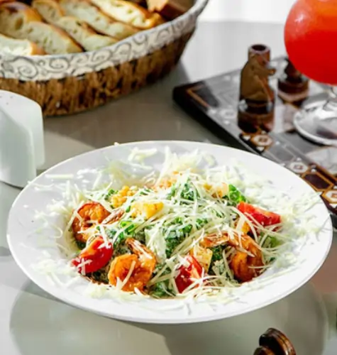 Indian Naan and Biryani platter