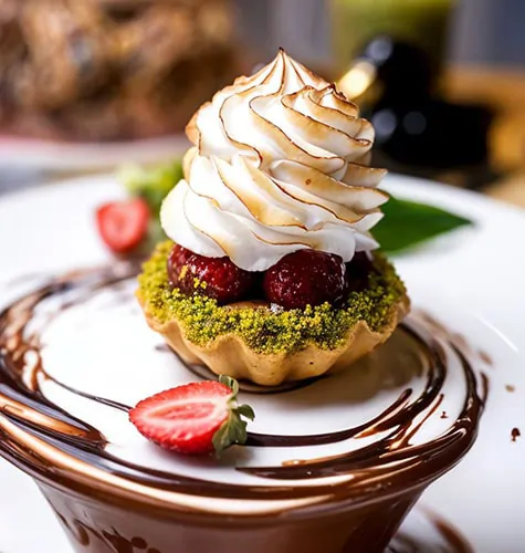 Indian Gulab Jamun and Mango Lassi