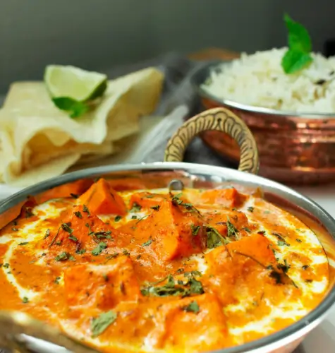 Indian vegetarian main course Thali